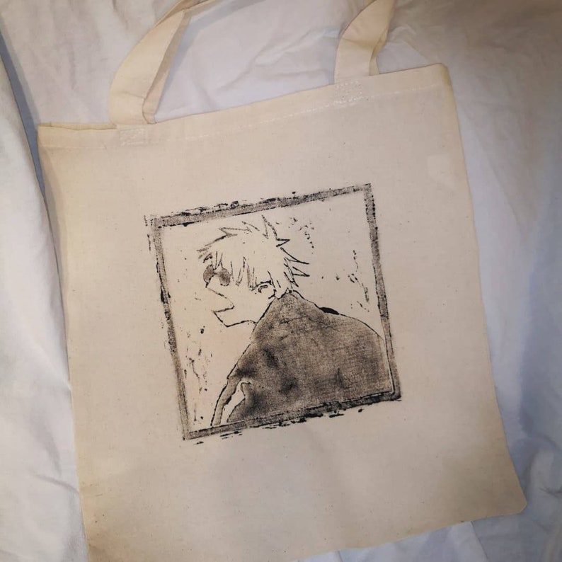 Jujutsu Kaisen Manga Gojo Satoru Tote Bag Etsy Singapore