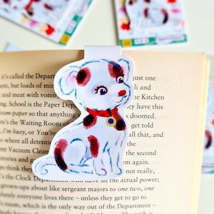 Adorable Puppy Magnetic Bookmark, Book lover gift, for teens, Page clips, Dog Lover Gift, Dog gifts ideas, Favor bag fillers