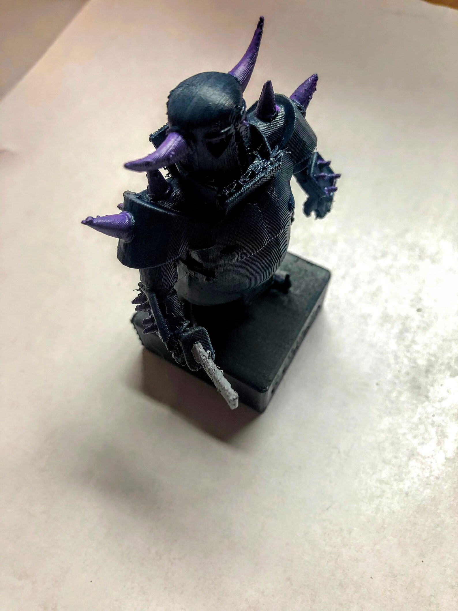 PEKKA Mini Statue with Stand Clash of Clans 3d print 3d Etsy