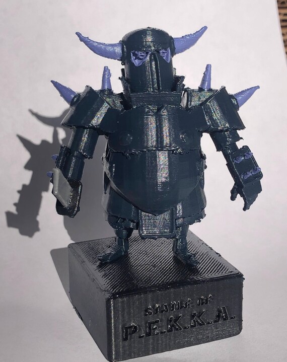 PEKKA Mini Statue With Stand Clash of Clans 3d Print 3d Etsy