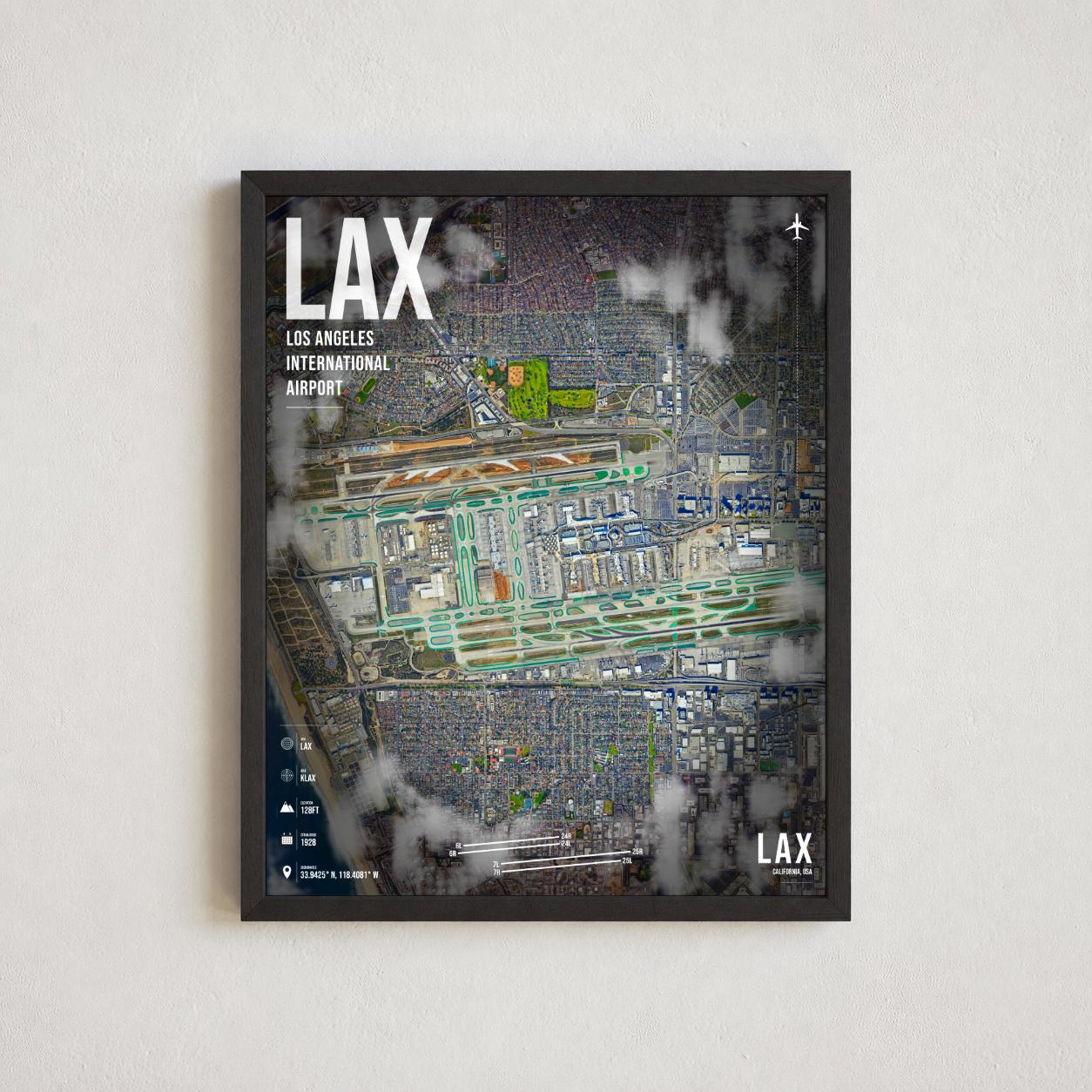 Lax Airport Poster - Etsy