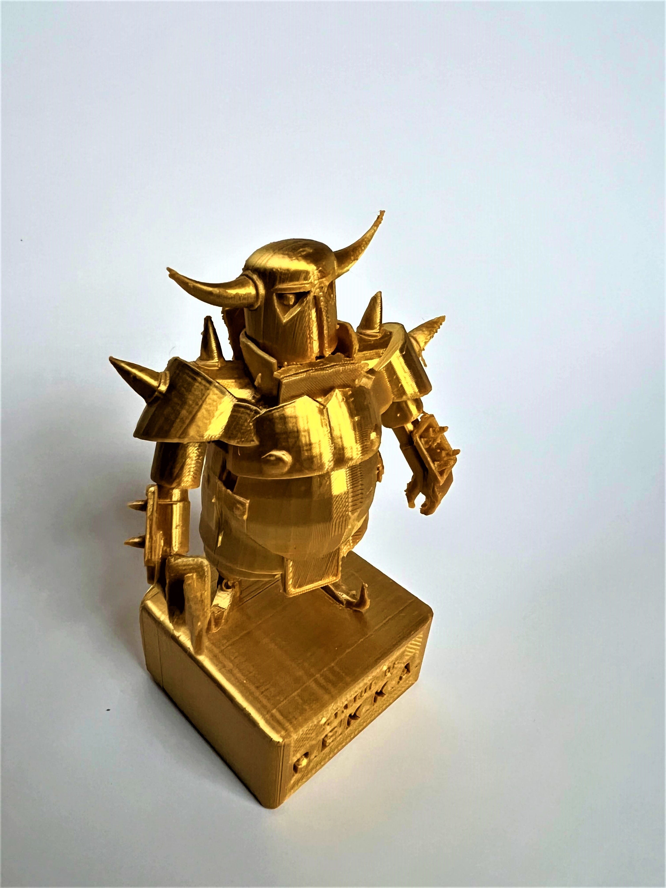 PEKKA Mini Statue with Stand model 3d print painted p.e.k.k.a Clash of