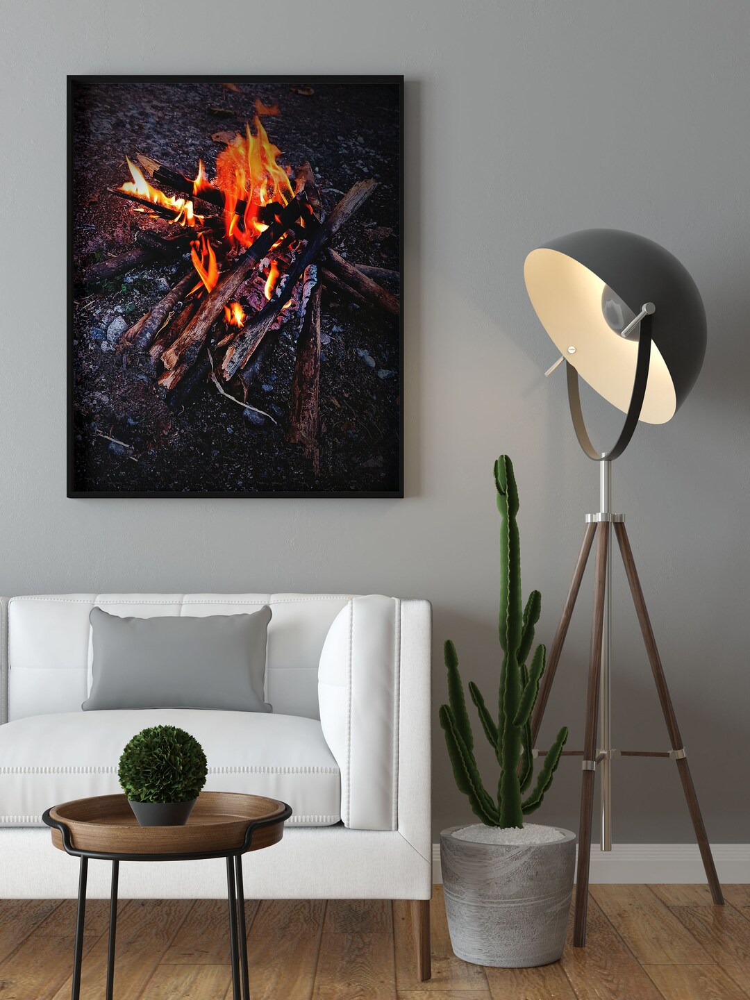 Fire Wall Art, Digital Download, Printable Wall Art, Printable Fire