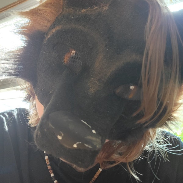 Therian Wolf Mask - Etsy