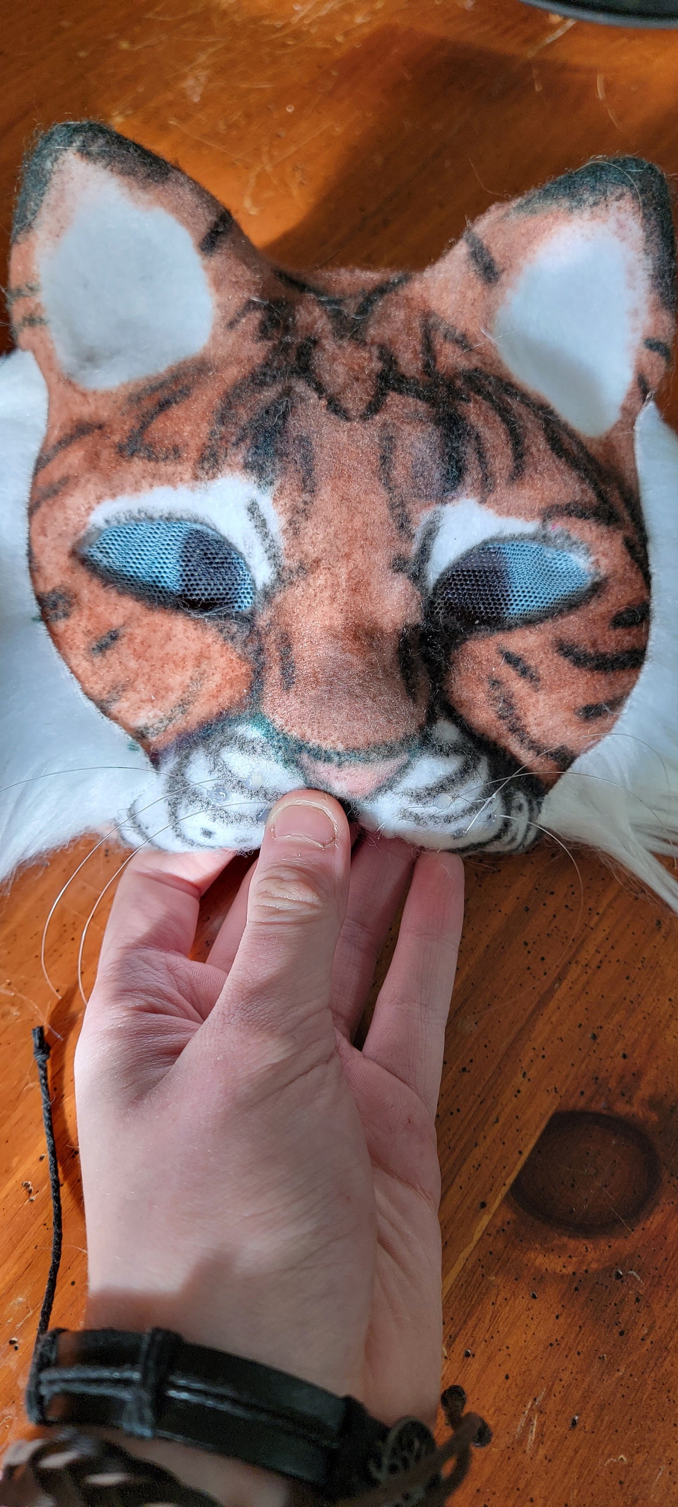 Ginger therian cat mask on sale :3 in 2023