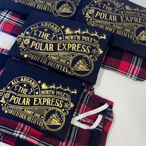 Polar Express North Pole Personalised Christmas Full Outfit