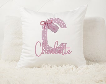 Personalised Initial Cushion Baby Boy Baby Girl