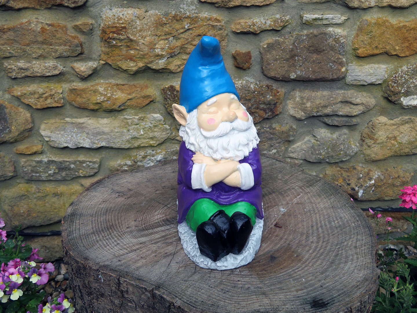 Stein ruhende Wichtel Garten ornament Etsy