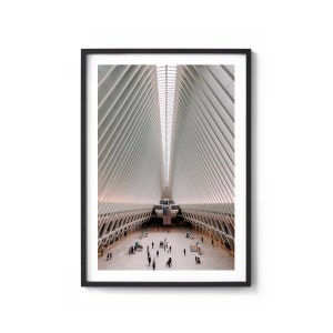 World Trade Centre Terminal, New York City Print Wall Art, City Photography, New York Poster, Digital Download Printable Wall Art