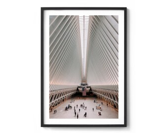 World Trade Centre Terminal, New York City Print Wall Art, City Photography, New York Poster, Digital Download Printable Wall Art