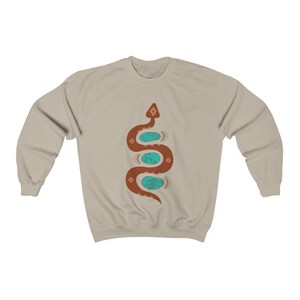 Desert Snake Sweatshirt, Damen Crewneck, Damen Sweatshirt, Western Sweatshirt, Damen kleidung