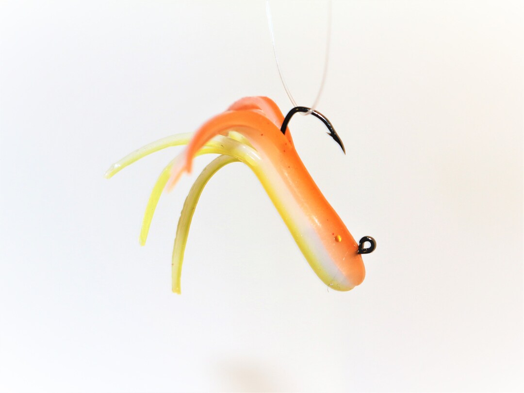 Lightning Trout Tri Color 1.5 Mini Jig Tube Bait Etsy