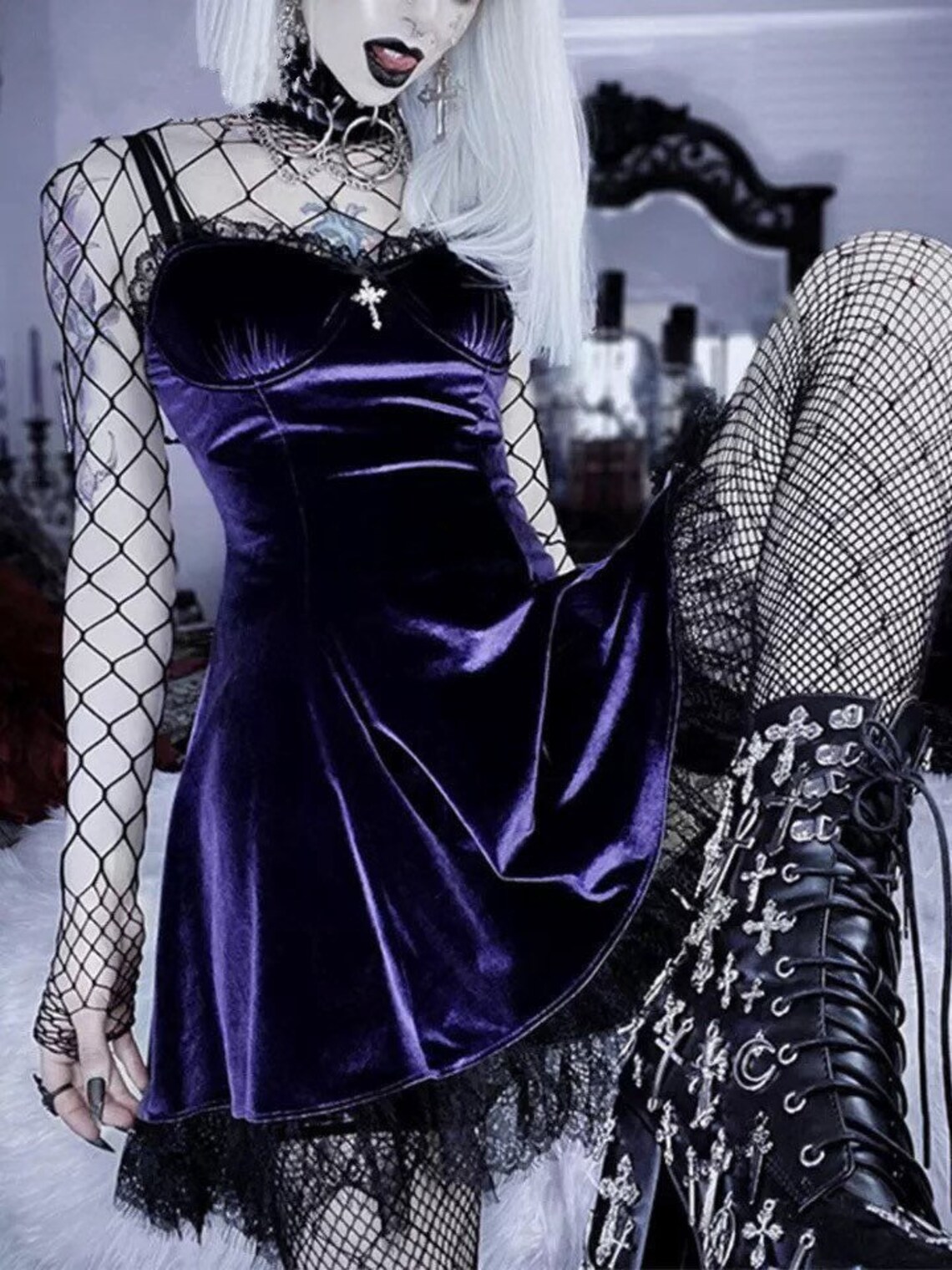 Goth Dress Gothic Dress Goth Prom Dress Gothic Prom Etsy