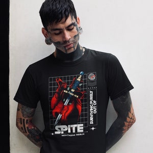 Emo shirt, gothic clothes, goth clothes, mall goth, goth tshirt, grunge shirt, goth clothing, grunge clothes, punk shirt, alt clothing, emo