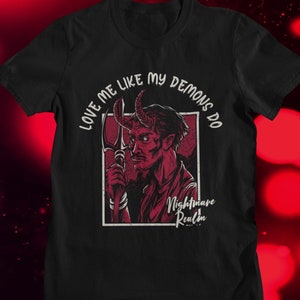 Goth tshirt, mall goth, emo shirt, goth clothing, emo tshirt, gothic clothes, punk shirt, scene shirt, alt clothing, grunge clothes, demon