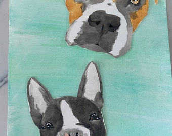 Custom Watercolor Paintings for Pets