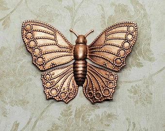 Large Brass Butterfly Stamping x 1 - 3320S