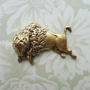 Mosiężne stemple Buffalo Bison x 1 - 1896FFA