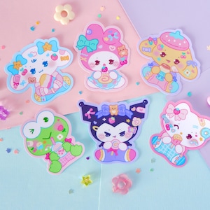 Kawaii Japanese Stickers | Y2K Heisei Retro Stickers | Waterproof Stickers | Cute Stationary for Teenage Girls | Journaling Stickers