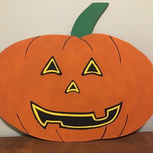Rustic hanging pumpkin