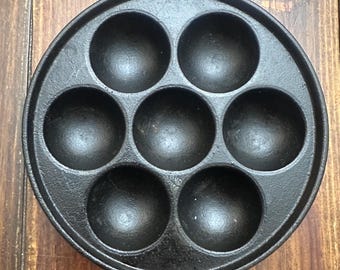 padella in ghisa per aebleskiver