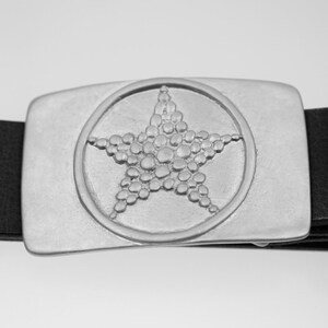 Star Belt Buckle, Gray Silver Belt Buckle, Mens Womens, Cowboy, Cowgirl belt buckle, Leather Belt Buckle, Texas Belt Buckle, GS15gr