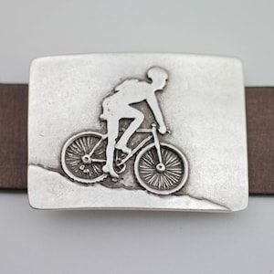 Cyclist Belt Buckle, Rider Belt Buckle, Bicycle Belt Buckle, Sports Belt Buckle, Casual Belt Buckle, Silver Belt Buckle, Belt Snap GS267as