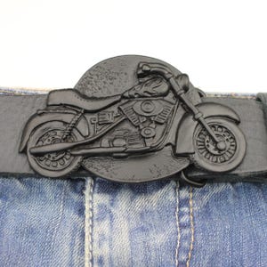 Motorcycle Belt Buckle, Biker Belt Buckles, Bohemian Buckles, Belt Buckle Supplies, Black  buckle, Gift for Him / Her, 1 pcs, GS256 mb