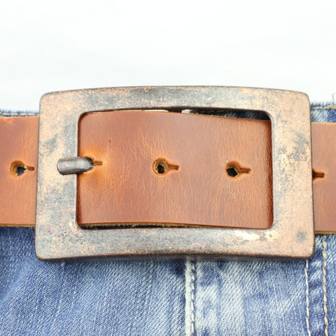 Copper Belt Buckle Rectangle Belt Buckle Classic Belt Etsy