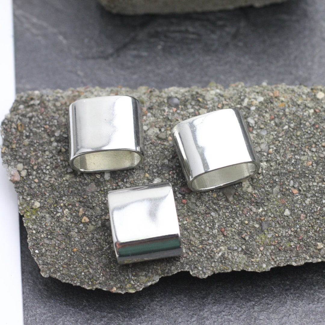 1 Rhodium Keychain Findings End Cap for Engraving Keychain Etsy