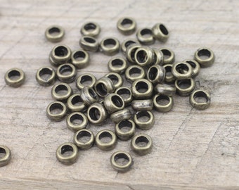 90 Perline In Pietra Naturale Da 8 Mm, Bronzo Marrone, Perline - Foto 2