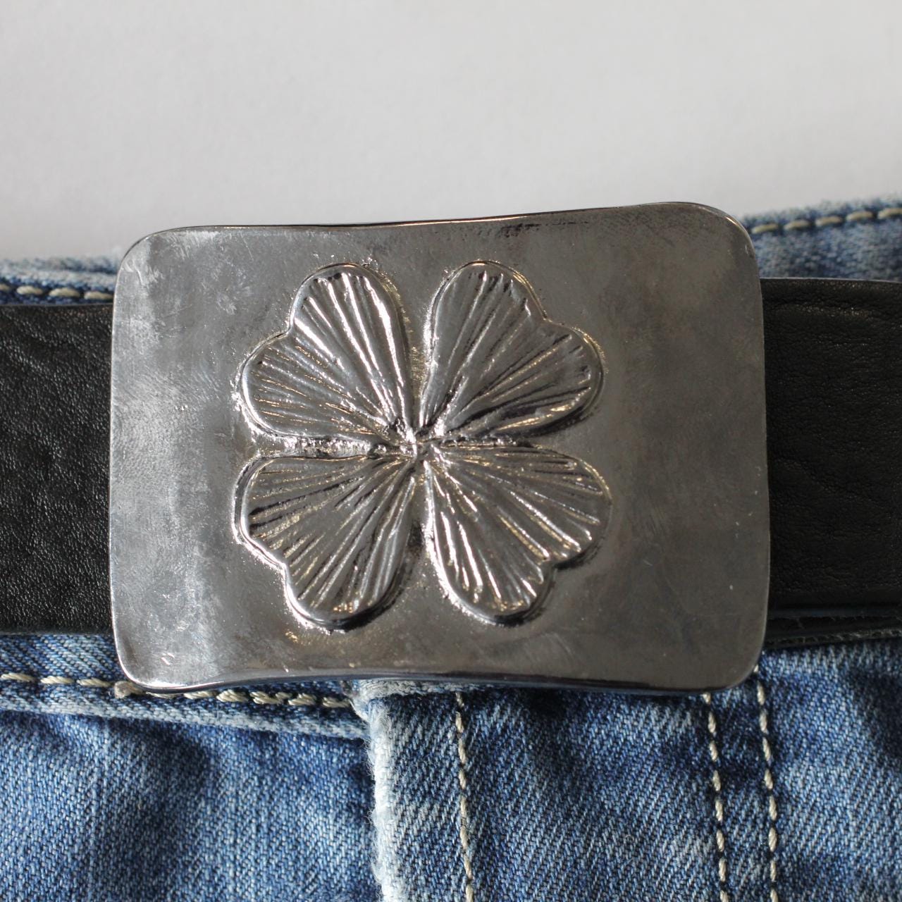 TRÈFLE A 4 FEUILLES [ boucle ceinture