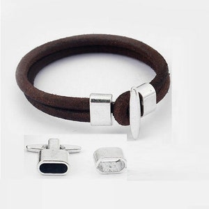 5 Sets T-Bar Hook Clasp, Bracelet Findings, open hook clasp, Antique Silver bracelet clasp, Wholesale Jewelry Findings, ZM907 AS