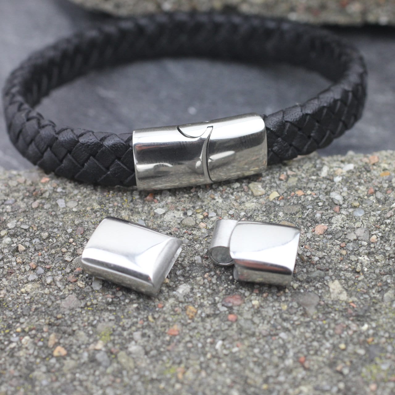 1 Stainless Steel Magnetic Clasp 10x5 Mm Magnetic Bracelet Clasp