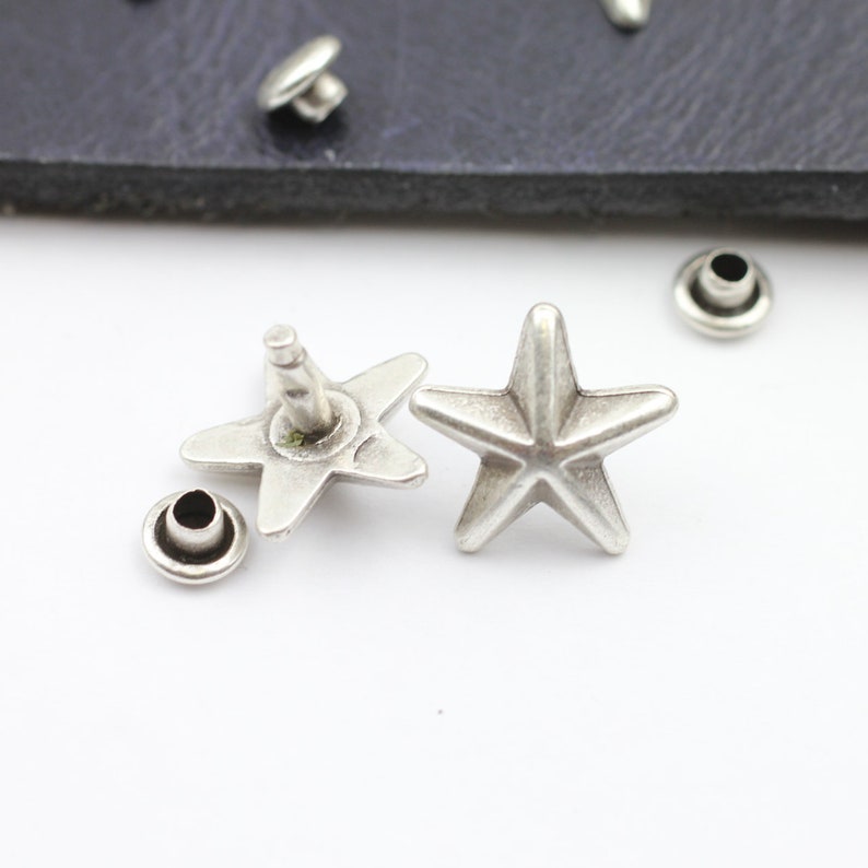 10 Cowboy Boots Rivets, Cowboy Rivets for Leather Craft – Durable ...