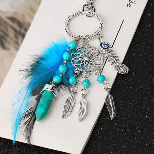 Olivenorma Bohemian Dreamcatcher Keychain main image 1