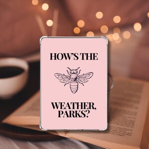 Magnolia Parks inspired Kindle insert | Kindle Paperwhite Clear Case Insert | Kindle aesthetic | Digital download