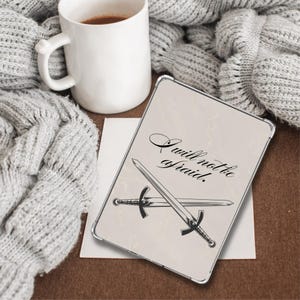Throne of Glass inspired Kindle insert | Kindle Paperwhite Clear Case Insert | Kindle aesthetic | Digital download