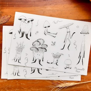 Mushroom People Sticker Sheet