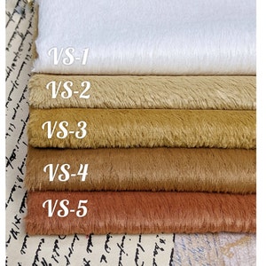 1/8 (14*20in) German viscose with 6 mm pile. Fur for teddy bear making. Fabric for toys. Viscose for stuffed toys. Steiff Schulte viscose