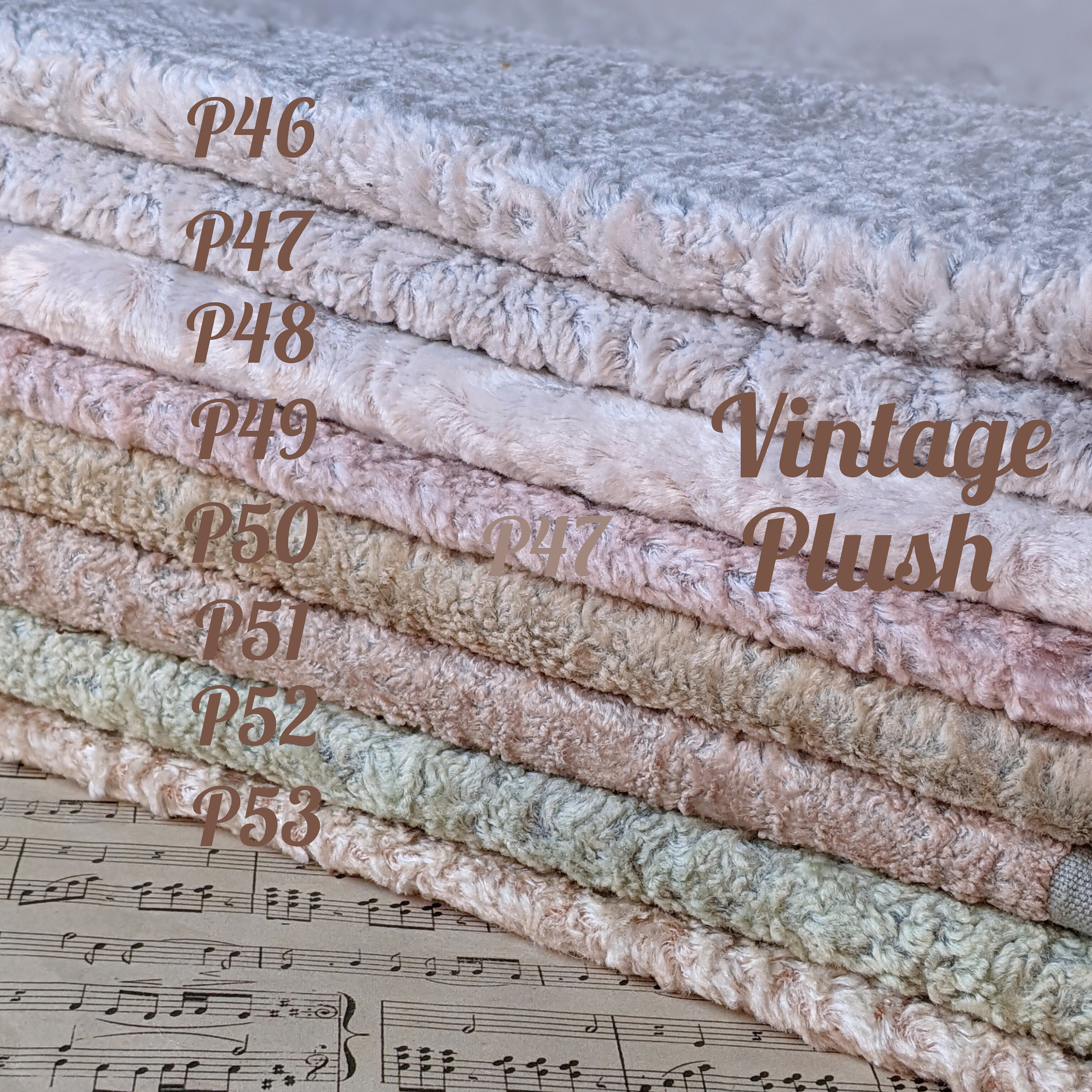 Solid Natural Creamy White Sherpa Plush Fleece Fabric By The Yard