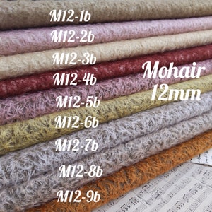 NOVITÀ! Mohair in edizione limitata! Mohair 1/8 per orsacchiotto. Mohair tedesco per la creazione di giocattoli. Mohair Helmbolt con pelo da 12 mm. Pelliccia sintetica per giocattolo.