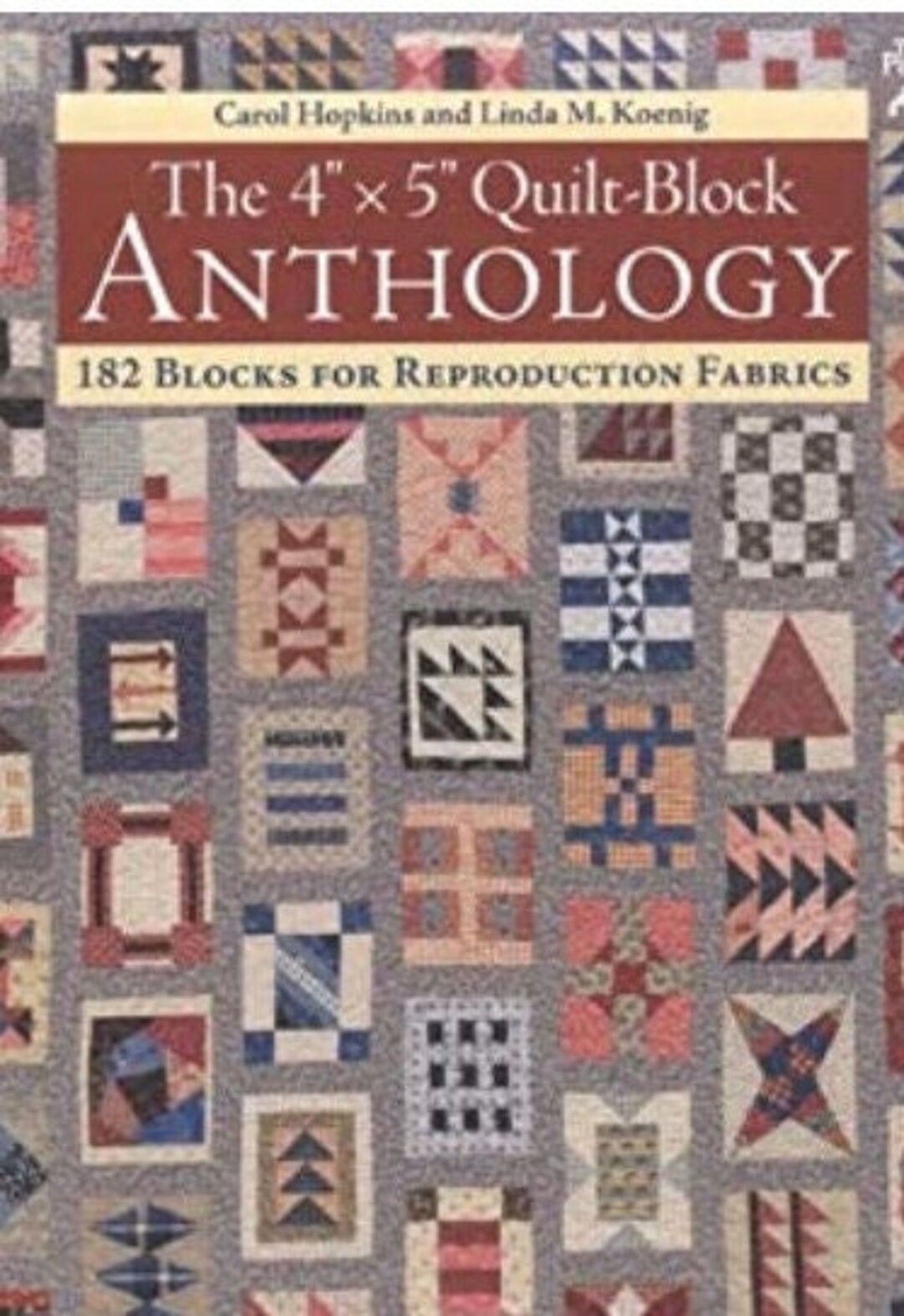 Anthology Quilt Book, the 4 X 5 Quilt Block Book Etsy