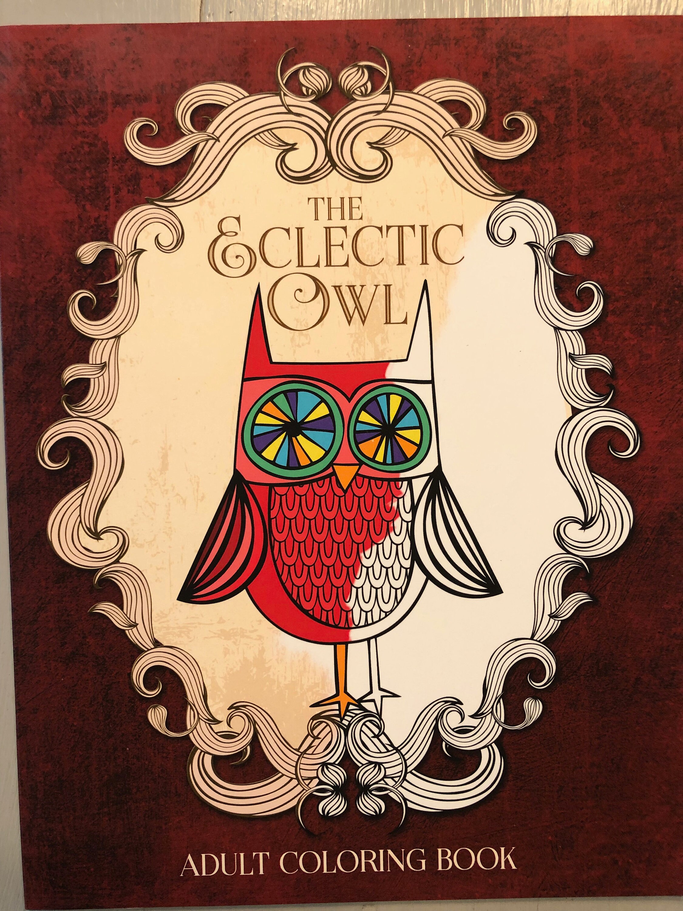 Secret Garden Coloring Pages Owl Cartoon