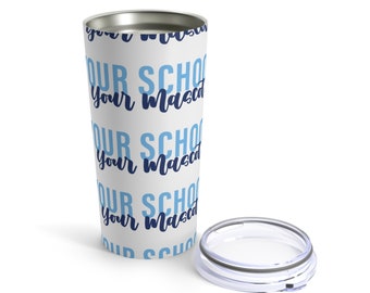 Custom College Tumbler | Custom Tumbler | College Tumbler | School Tumbler | Custom School Tumbler | Bold Cursive Tumbler | Dorm Decor |