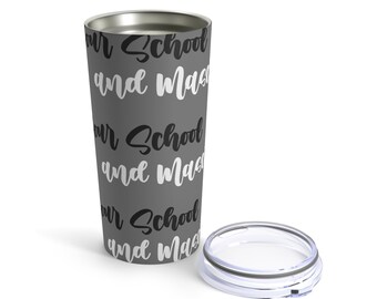 Custom College Tumbler | Custom Tumbler | College Tumbler | School Tumbler | Custom School Tumbler | Cursive Tumbler | Classic Tumbler