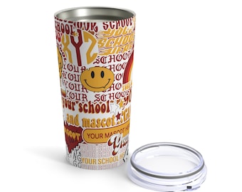Custom College Tumbler Option 2 | Custom Tumbler | College Tumbler | School Tumbler | Custom School Tumbler