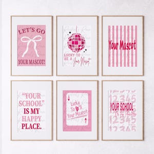 College-Packung mit 6 Digitaldrucken | Benutzerdefinierte College Digital Druck | College Poster | Schule Digitaldruck | Personalisiertes Schulposter | Wohnheim Poster