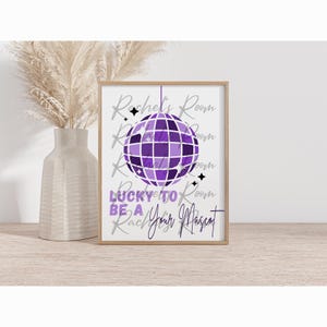 Benutzerdefinierte College Disco Ball Digitaldruck | Benutzerdefinierte College Digital Druck | College Poster | Schule Digitaldruck | Selbst gestaltetes Schulposter