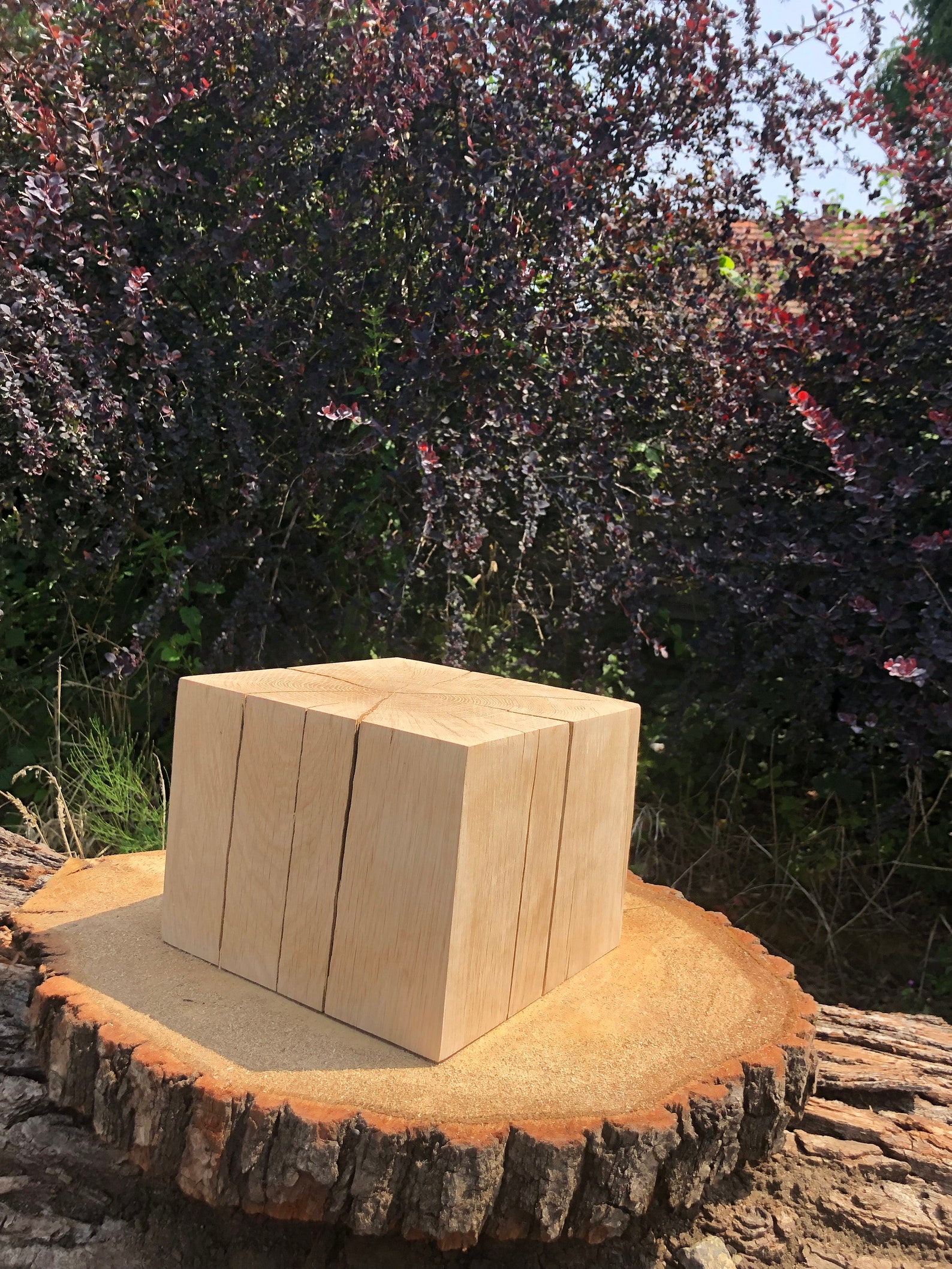 Wood craft blocks holzblock eiche bloc de bois de chêne Etsy